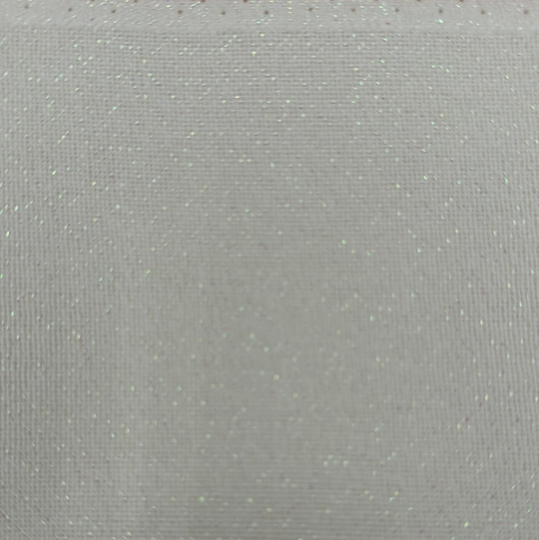 28 Count White Opalescent Lugana by Zweigart