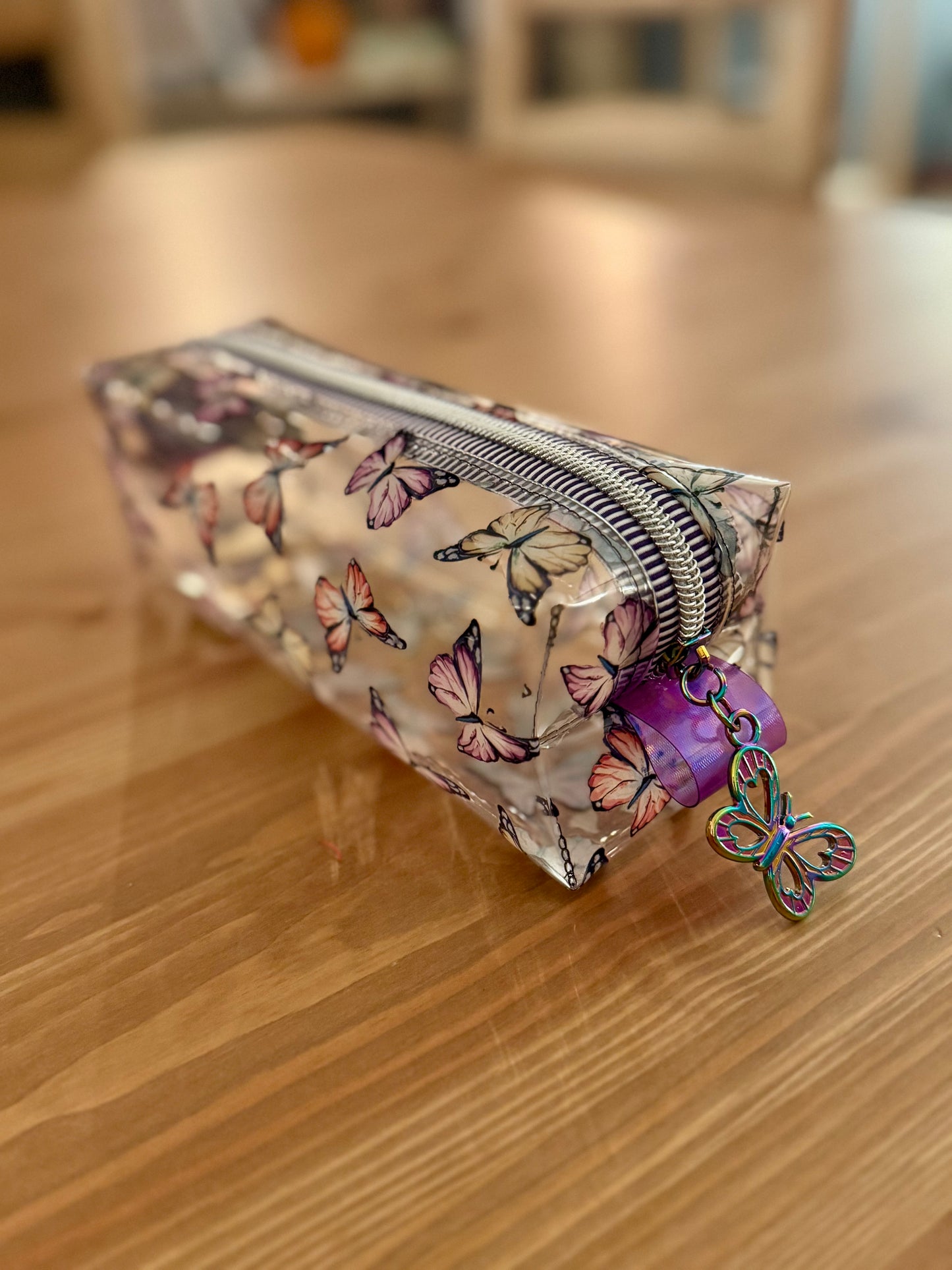 Butterfly Vinyl Notions Nanny Bag