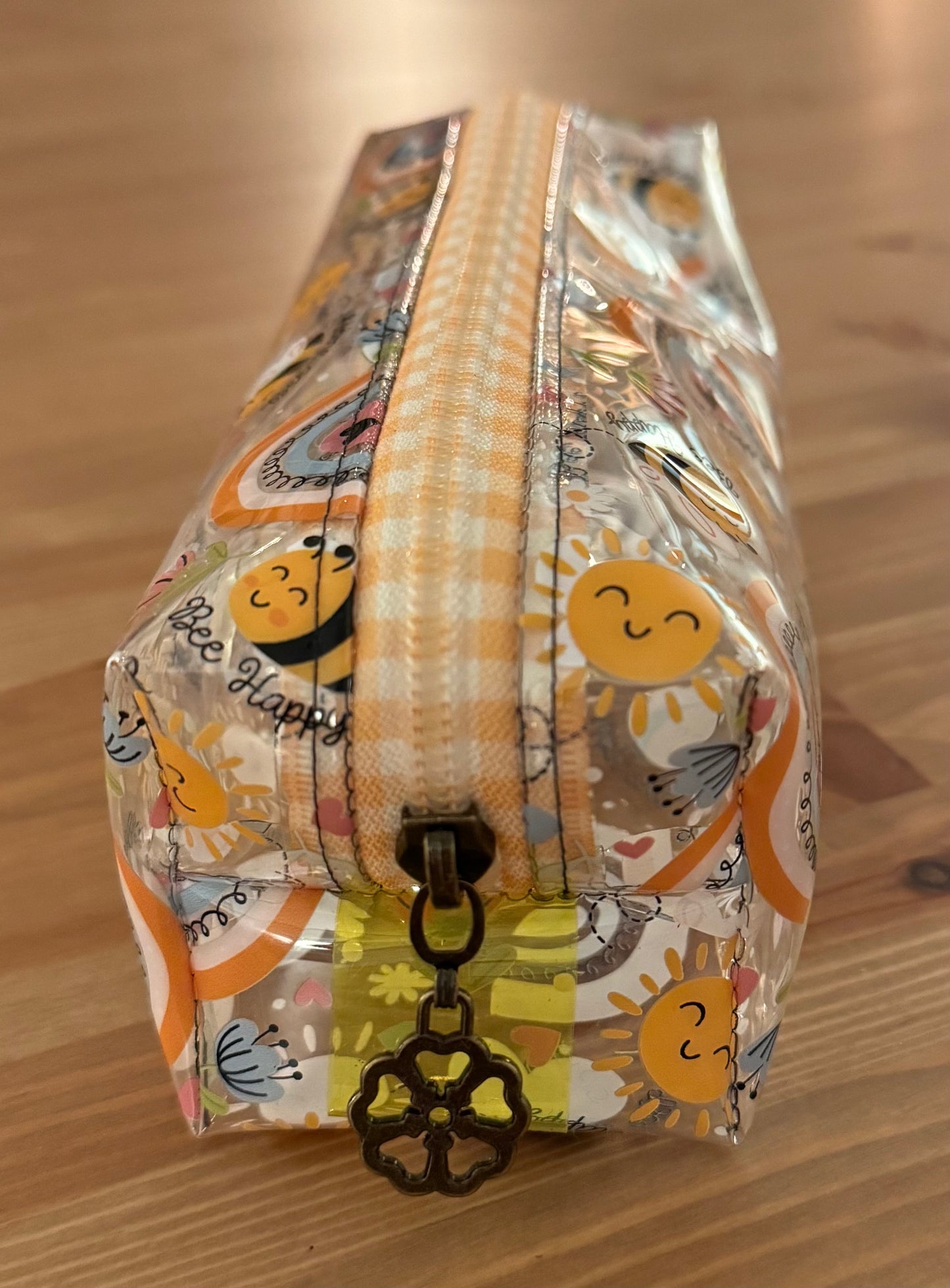 Bee Happy Vinyl Notions Nanny Bag