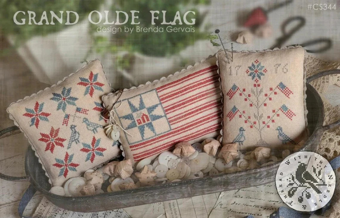 Grand Olde Flag II - With Thy Needle and Thread by Brenda Gervais