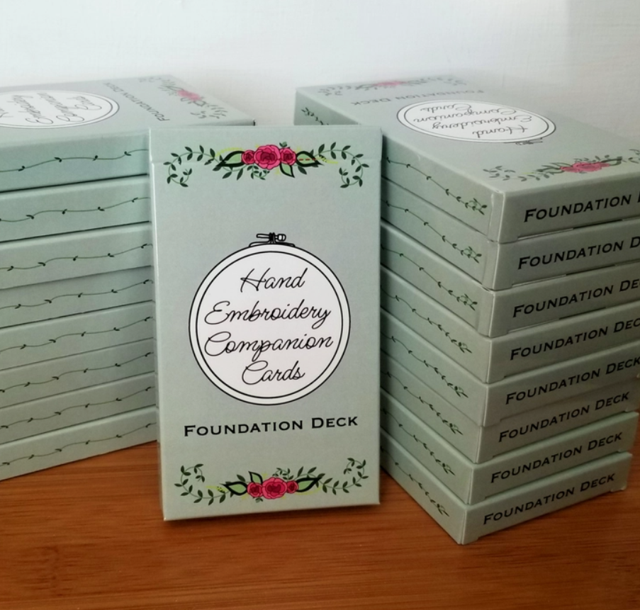Hand Embroidery Companion Cards: Foundation Deck - Jessica Long Embroidery