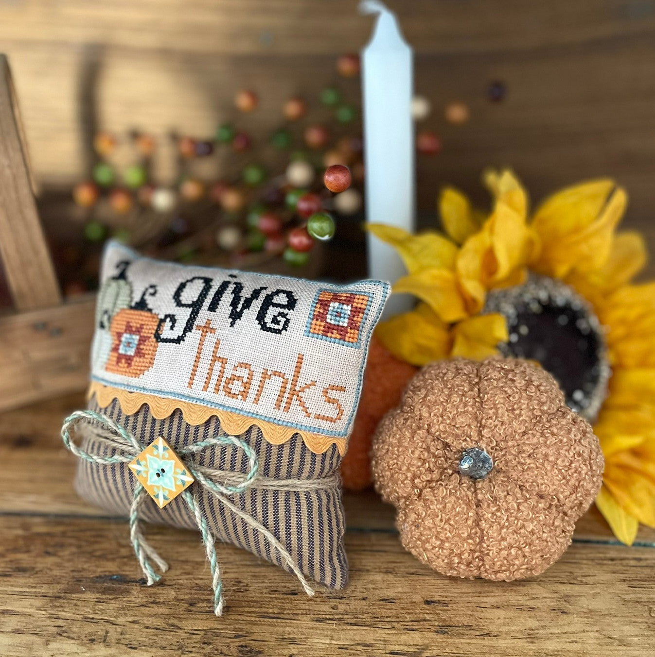 Home For Thanksgiving Pillow - Mani di Donna