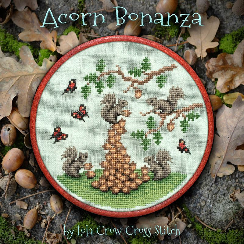 Acorn Bonanza - Lola Crow Cross Stitch