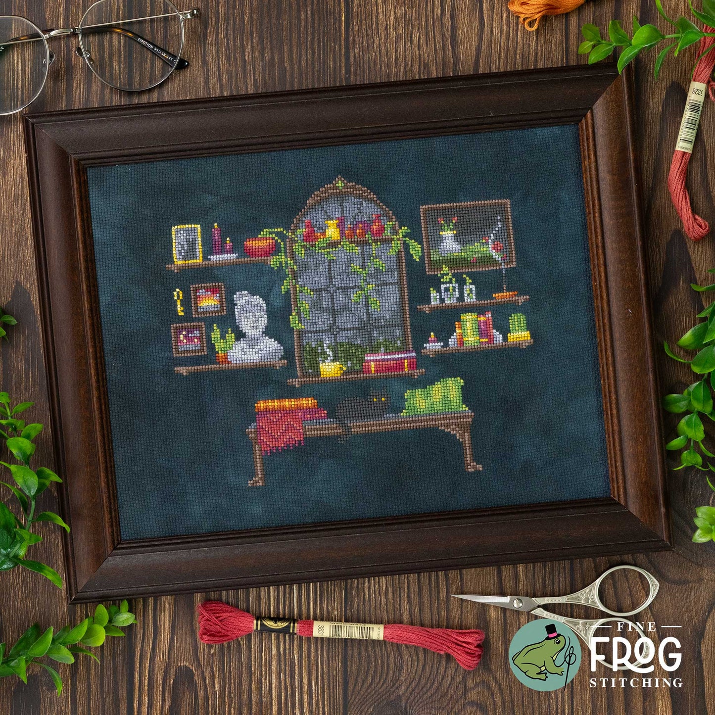 Plants and Petrichor - Fine Frog Stitching - 2026 Nashville Needlework Market PREORDER