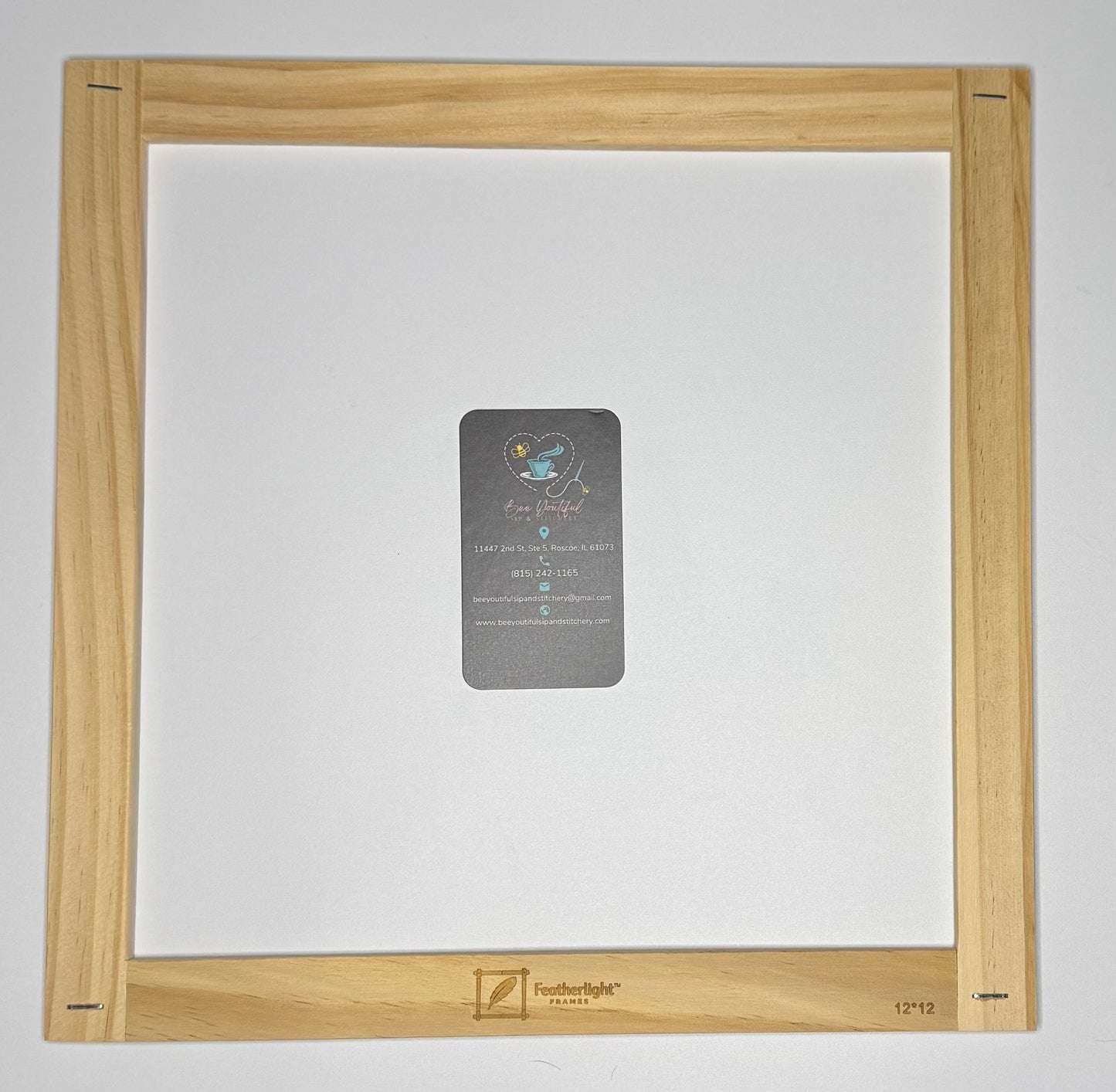 12" Square Featherlight Frame (Stretcher Bar Alternative)