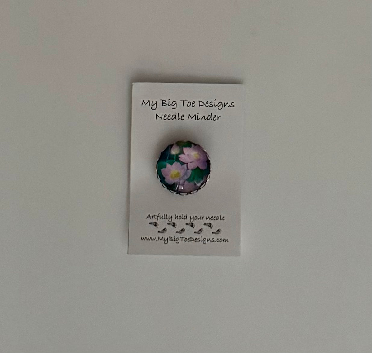 Waterlily Needle Minder - My Big Toe Designs