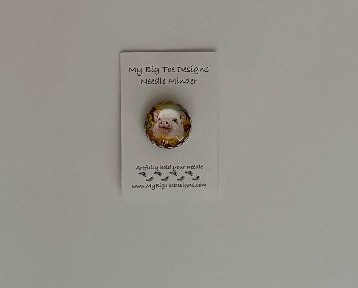 Pig Needle Minder - My Big Toe Designs