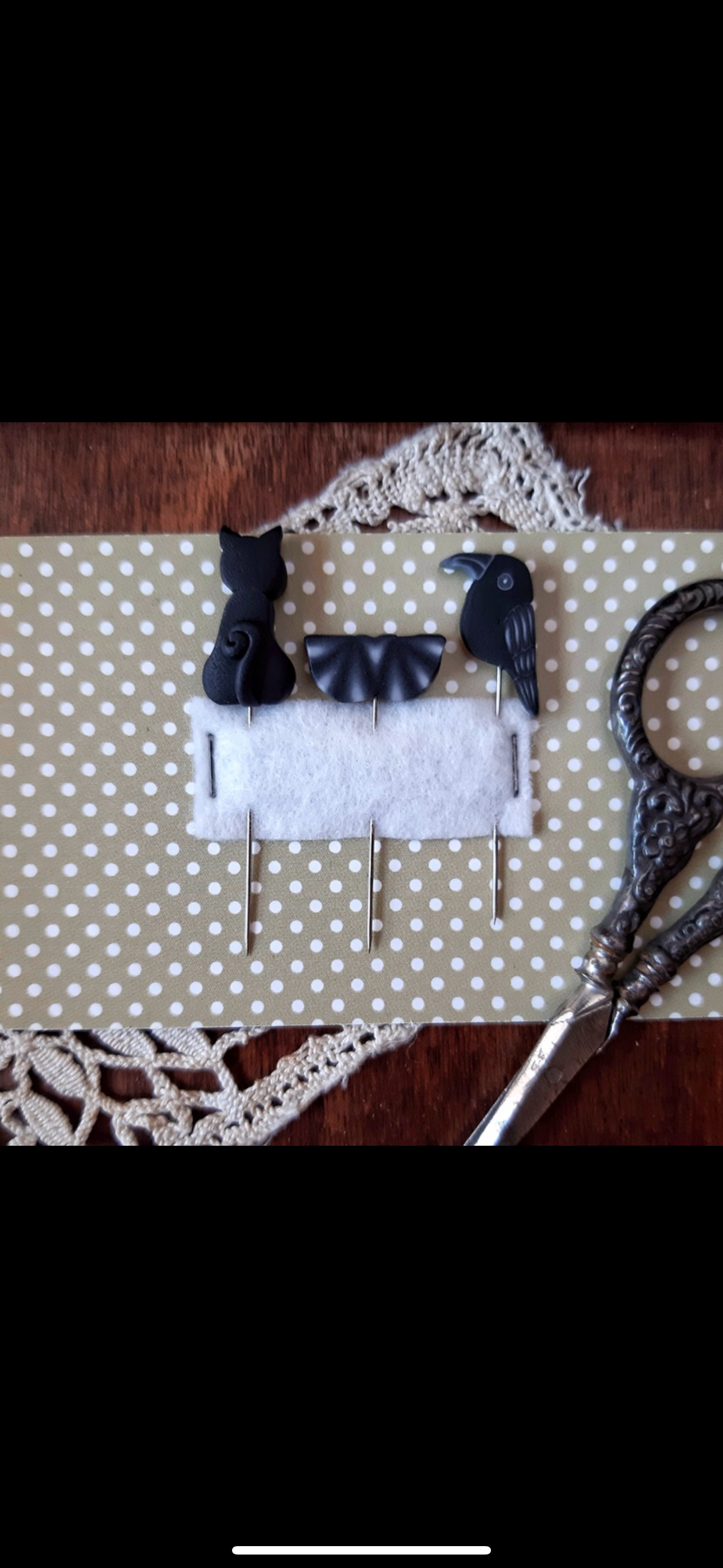 Halloween Creatures Pins - Puntini Puntini