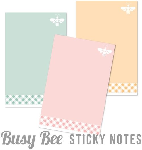 Busy Bee Sticky Note Pads - Lori Holt