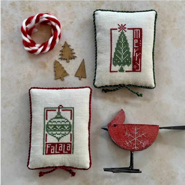 Imprints: Fa La La and Merry - Heart in Hand Needleart