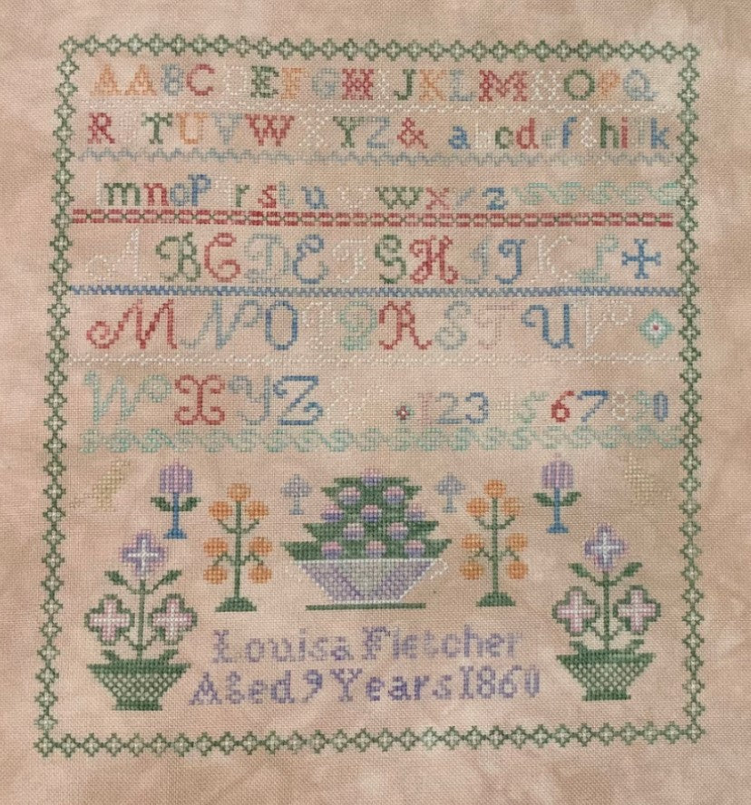 Louisa Fletcher 1860 - Rebel Stitcher Designs