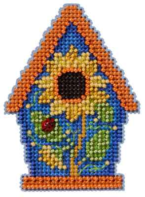 Painted Birdhouse Ornament Kit - Spring Bouquet Collection - Mill Hill
