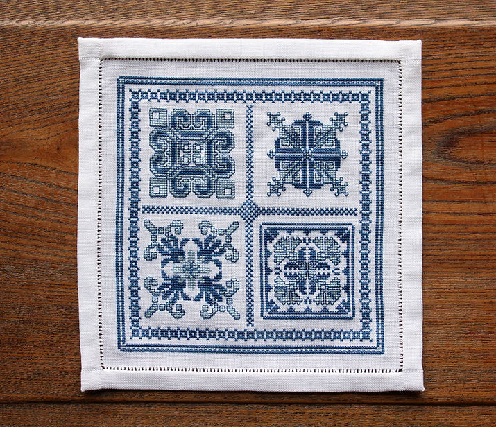 Mediterranean Sampler Cross Stitch Pattern - Avlea Folk Embroidery