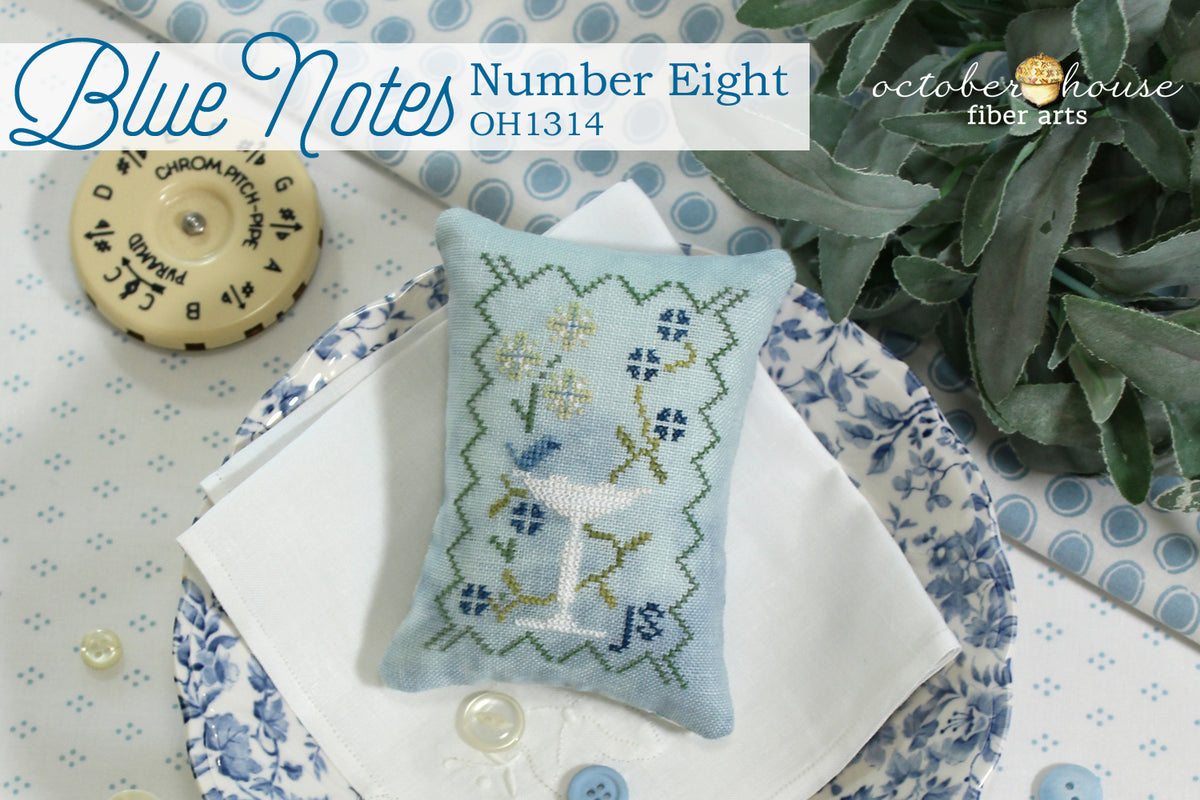 Blue Notes Number 8 - October House Fiber Arts