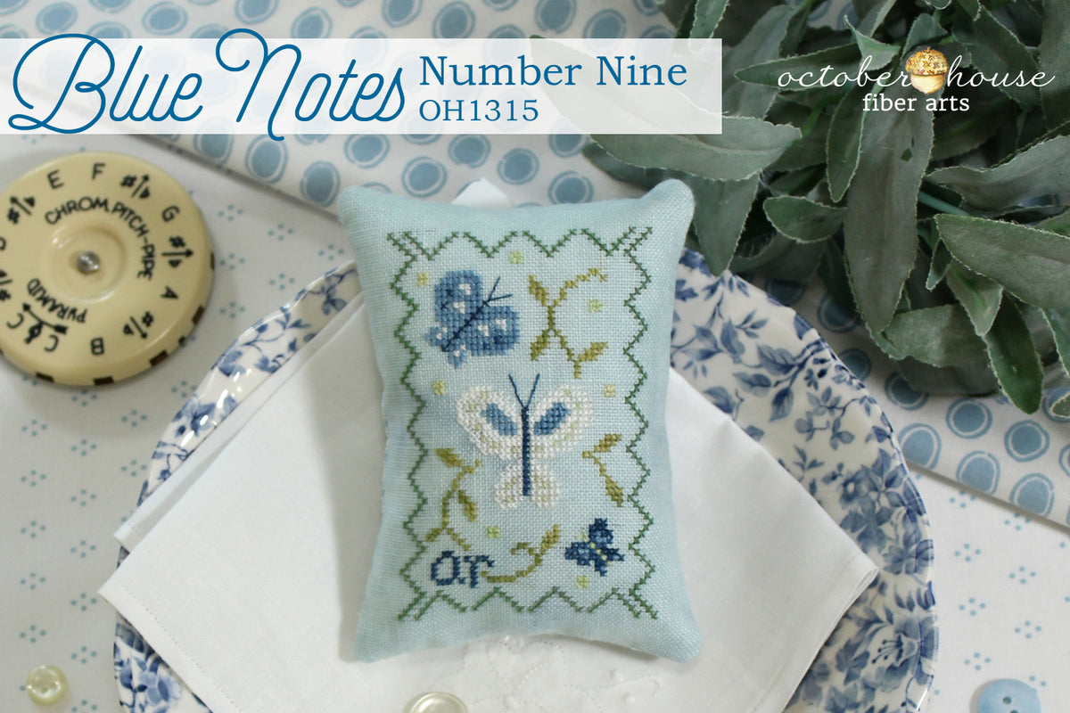 Blue Notes Number 9 - October House Fiber Arts