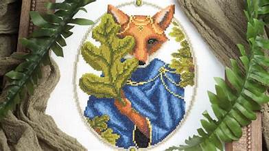 Fireside Fox - Fine Frog Stitching