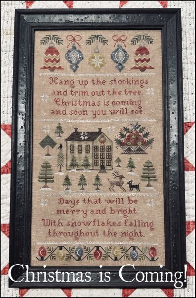 Christmas is Coming! - Scarlett House - 2026 Needlework Marketplace PREORDER