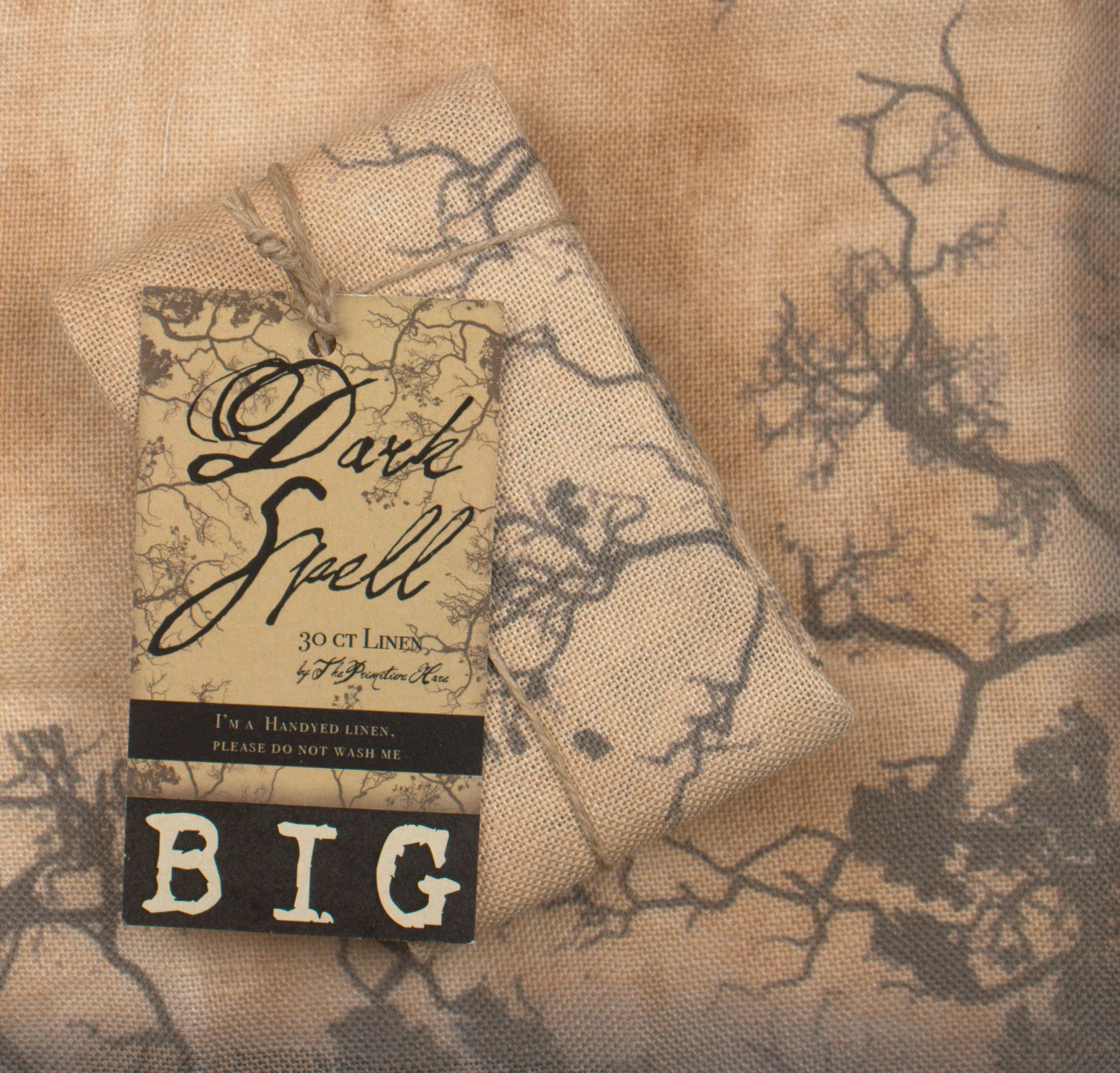 30 Count Linen - Dark Spell (Big) - The Primitive Hare