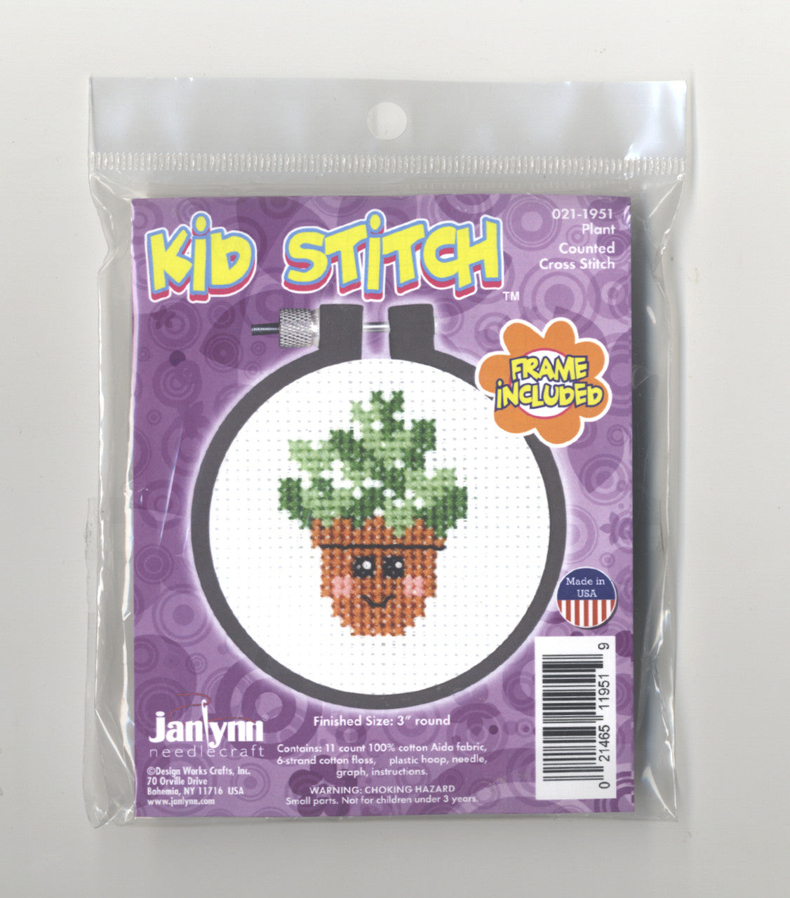 Plant - Kid Stitch - Janlynn