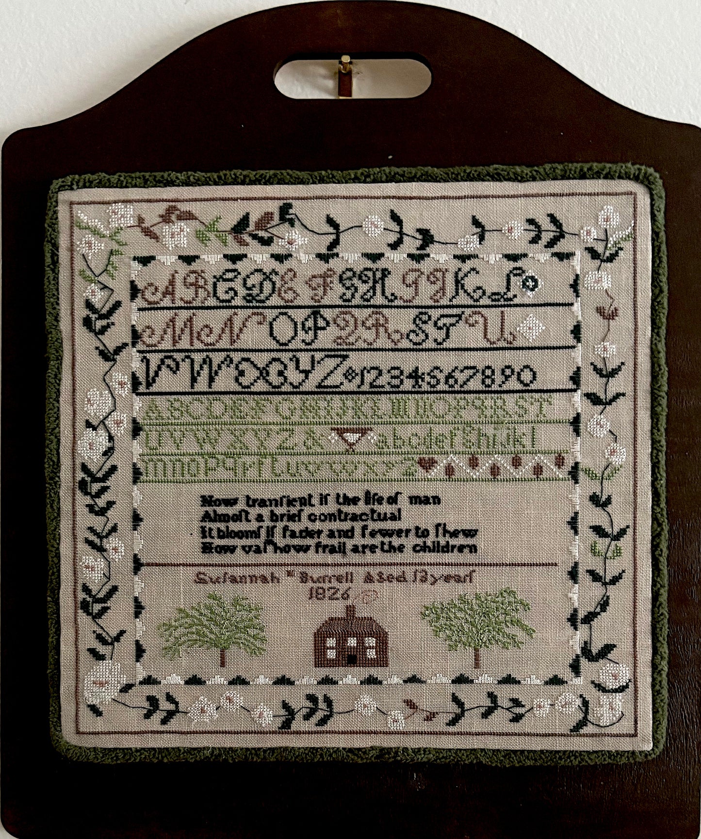 Susannah Burrell -1826 - Olde Willow Stitchery - 2026 Nashville Needlework Market PREORDER