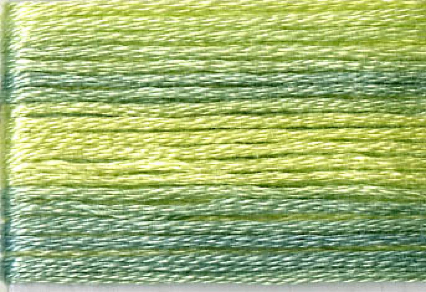 8014 Cosmo Seasons Variegated Cotton Embroidery Floss Greens