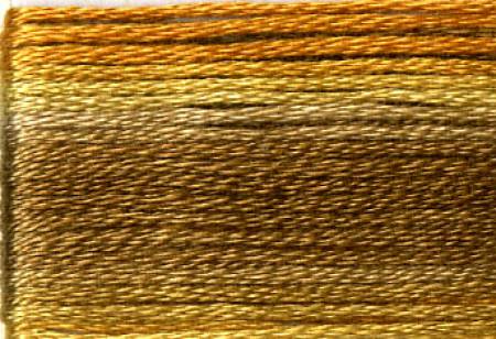 8034 Cosmo Seasons Variegated Cotton Embroidery Golds/Browns
