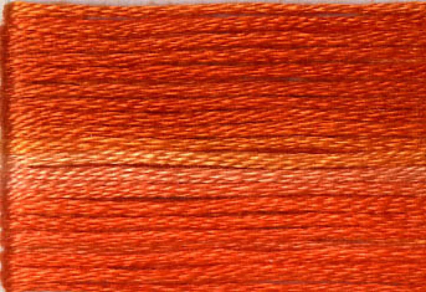 8047 Cosmo Seasons Variegated Cotton Embroidery Floss Dark Oranges