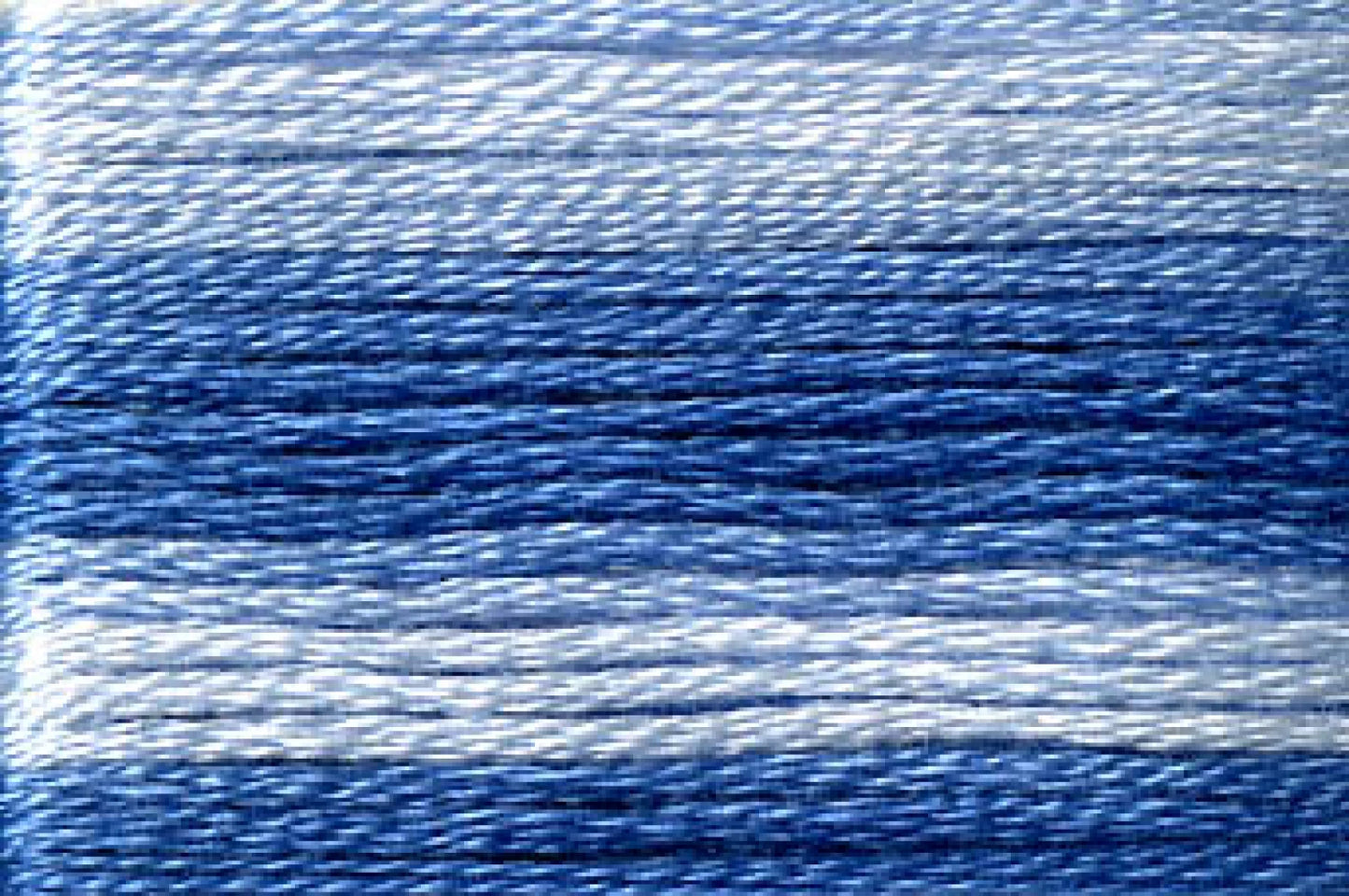 8052 Cosmo Seasons Variegated Cotton Embroidery Floss Blues