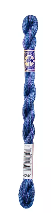 DMC Pearl Cotton Color Variations Skein Size 5 Mid-Summer Night #4240