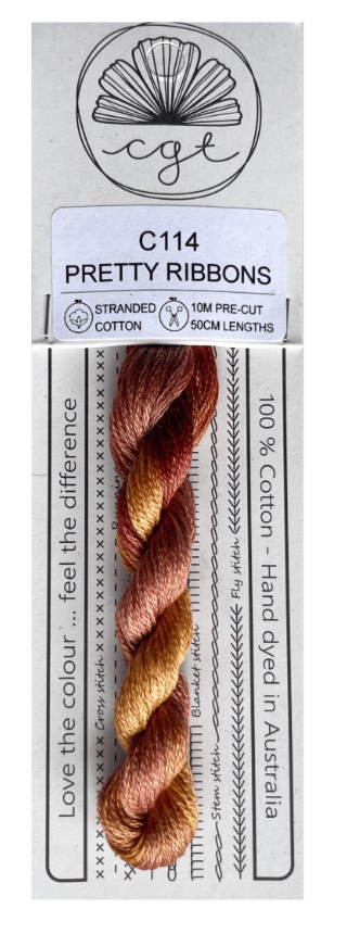 Pretty Ribbons (No. C114) - Cottage Garden Thread