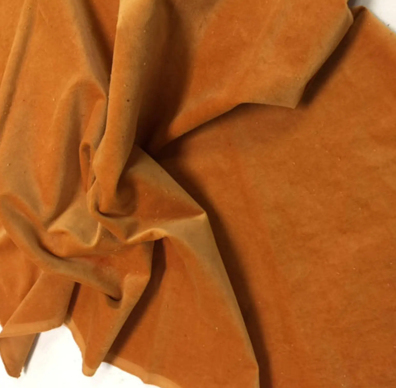 10"x18" Velveteen - Yams - Hand-dyed 100% Cotton - Lady Dot Creates