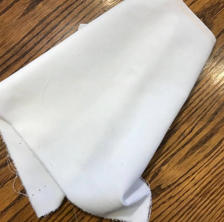 10"x18" Velveteen - Paper Whites - Hand-dyed 100% Cotton - Lady Dot Creates