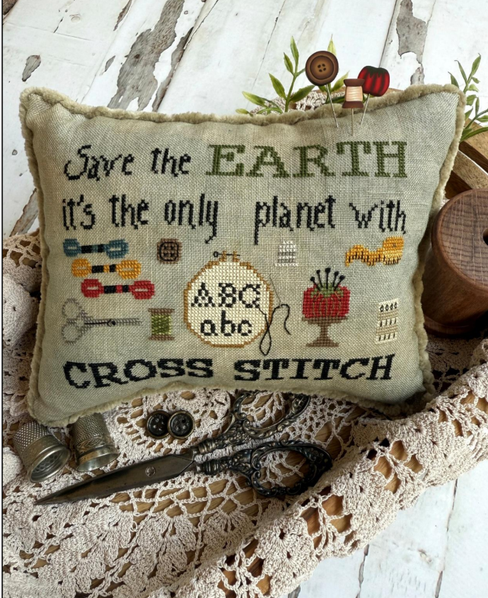 Cross Stitch - Save The Earth Series - Puntini Puntini