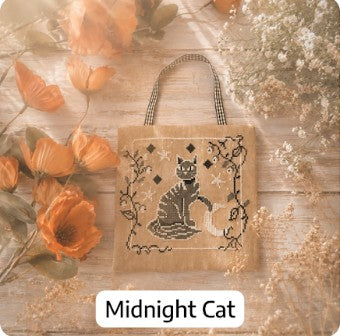 Midnight Cat - Snowflower Diaries - 2026 Needlework Marketplace PREORDER