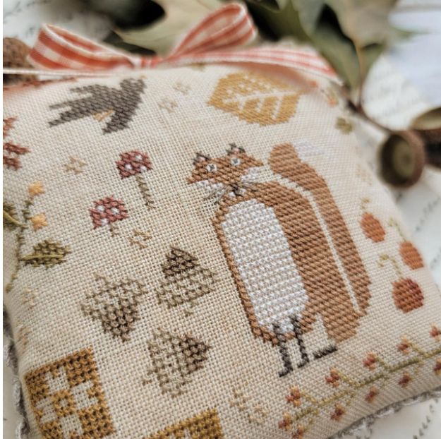 Autumn Trio - With Thy Needle and Thread by Brenda Gervais