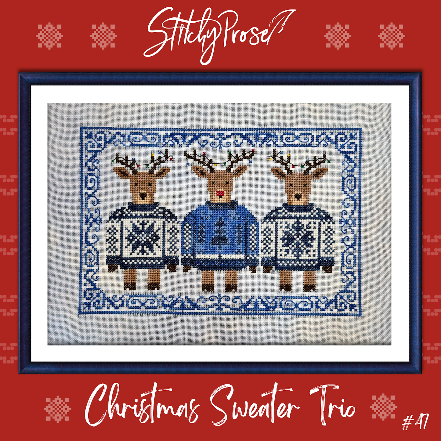 Christmas sweater Trio - Stitchy Prose