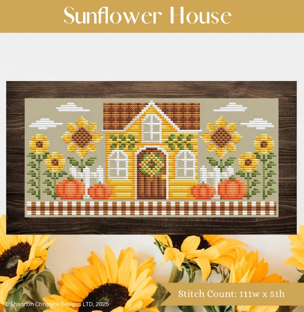 Sunflower House - Shannon Christine - 2026 Needlework Marketplace PREORDER