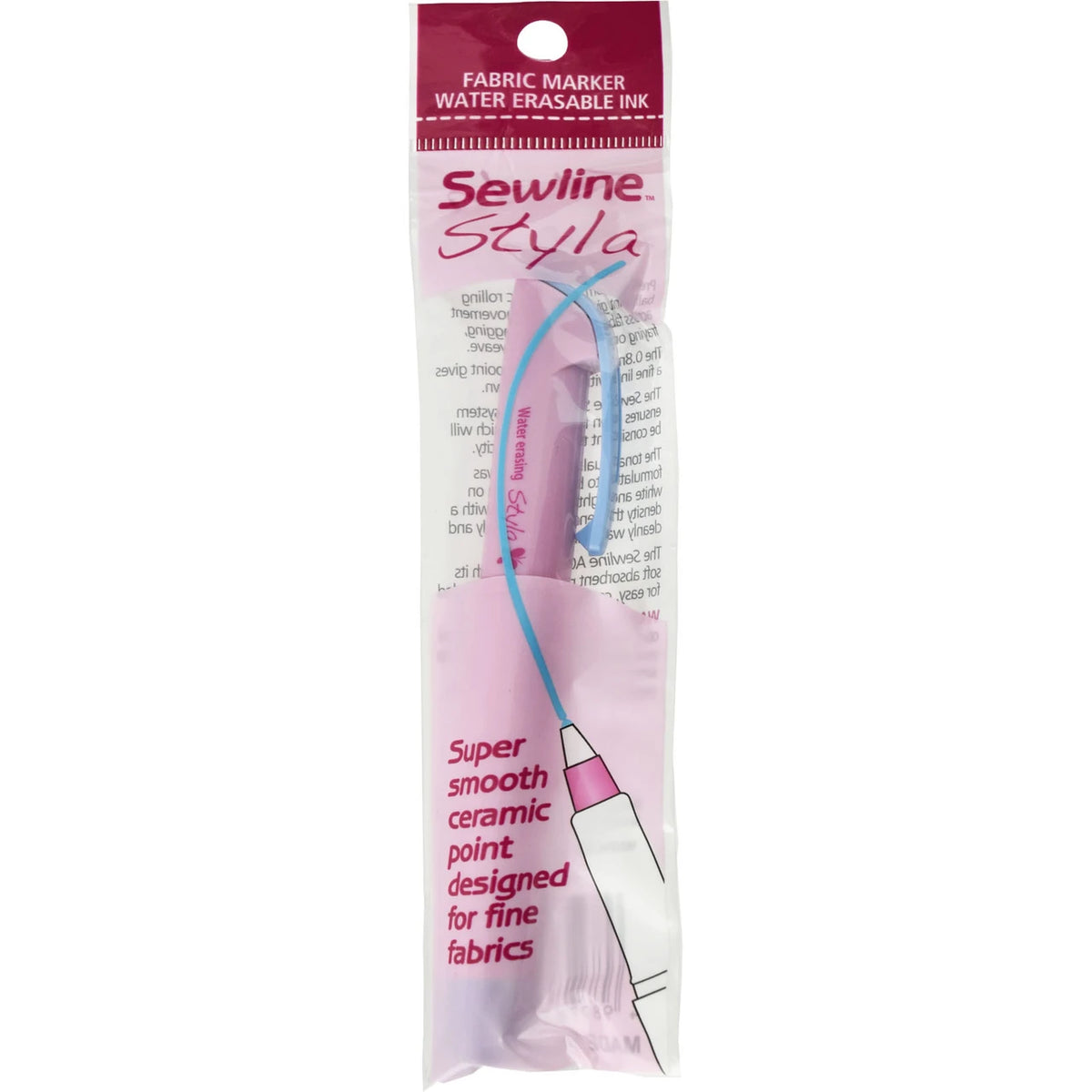 Sewline Styla Fabric Marker Water Erasable Ink