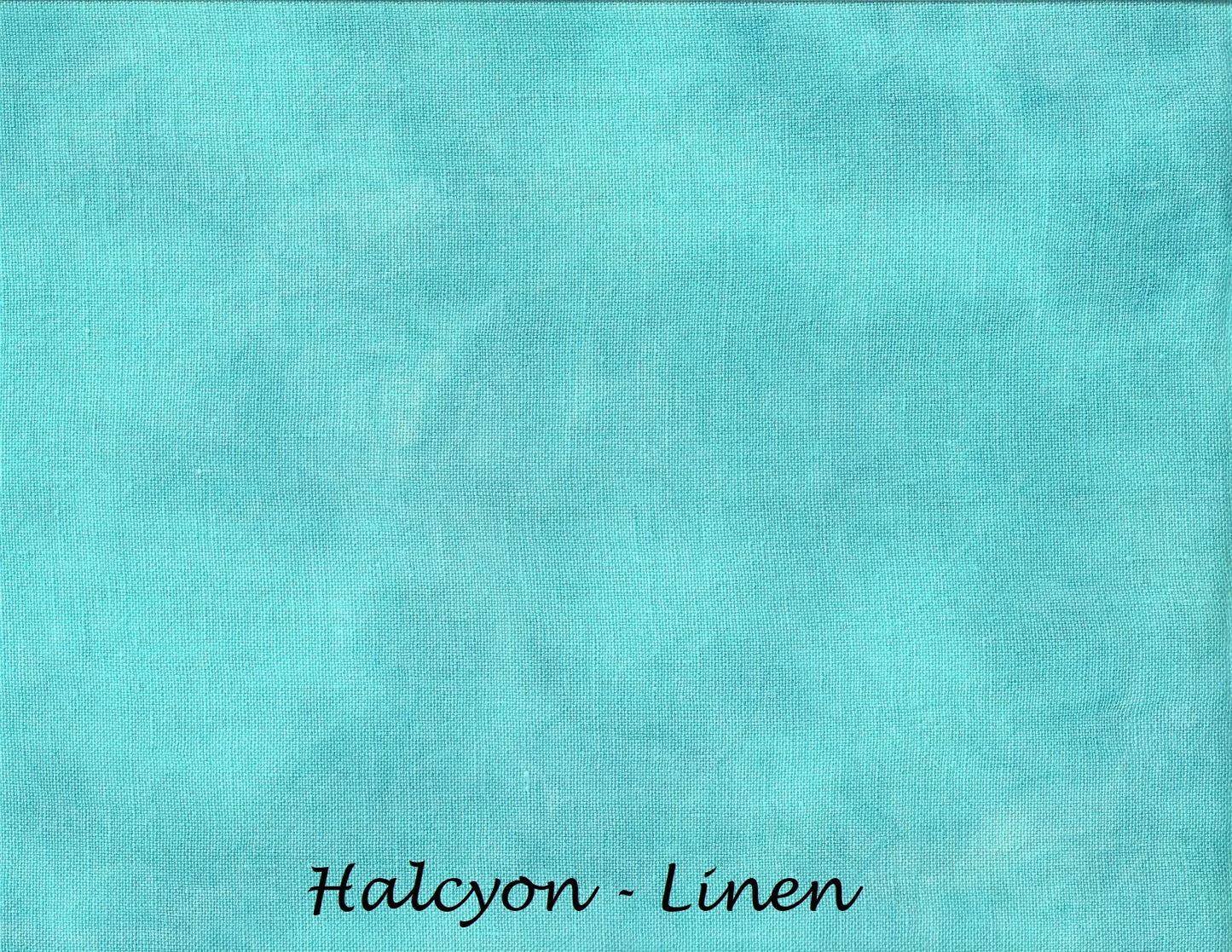 32 Count Belfast Linen - Halcyon - Under the Sea Fabrics