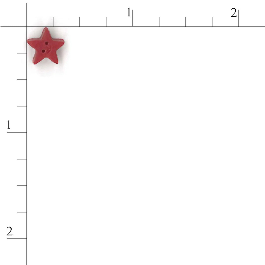 Small Red Star - Just Another Button Company