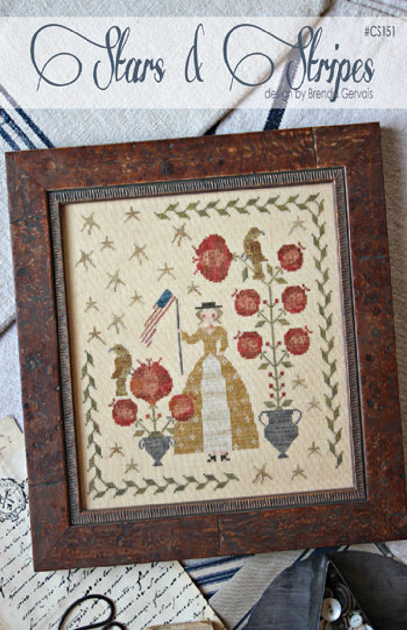 Stars & Stripes - With Thy Needle and Thread by Brenda Gervais