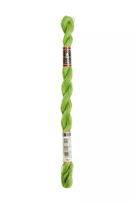 DMC Pearl Cotton Skein Size 5 Lime #704