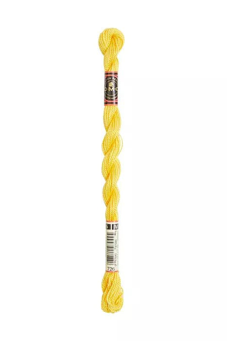 DMC Pearl Cotton Skein Size 5 Mimosa #726