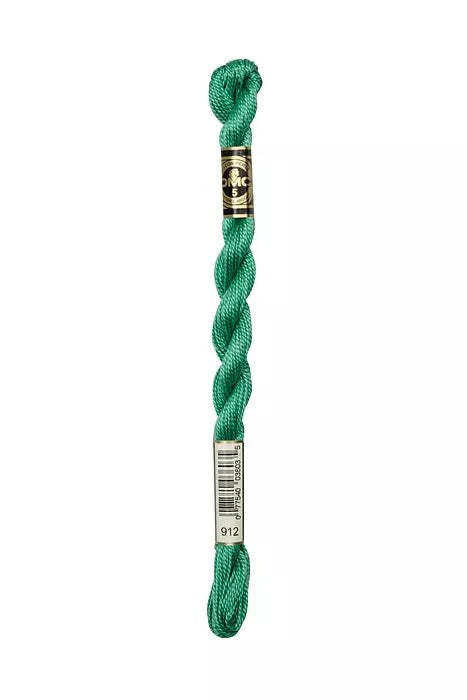 DMC Pearl Cotton Skein Size 5 Watermint #912