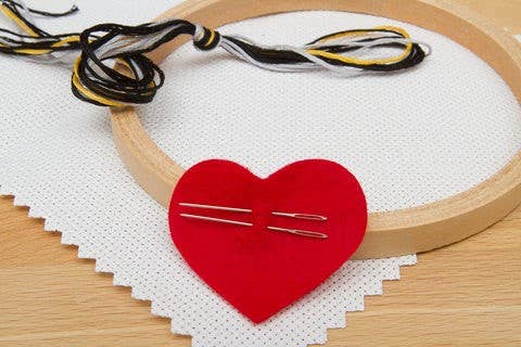 Your Anxiety is Lying to You Deluxe Cross Stitch Kit