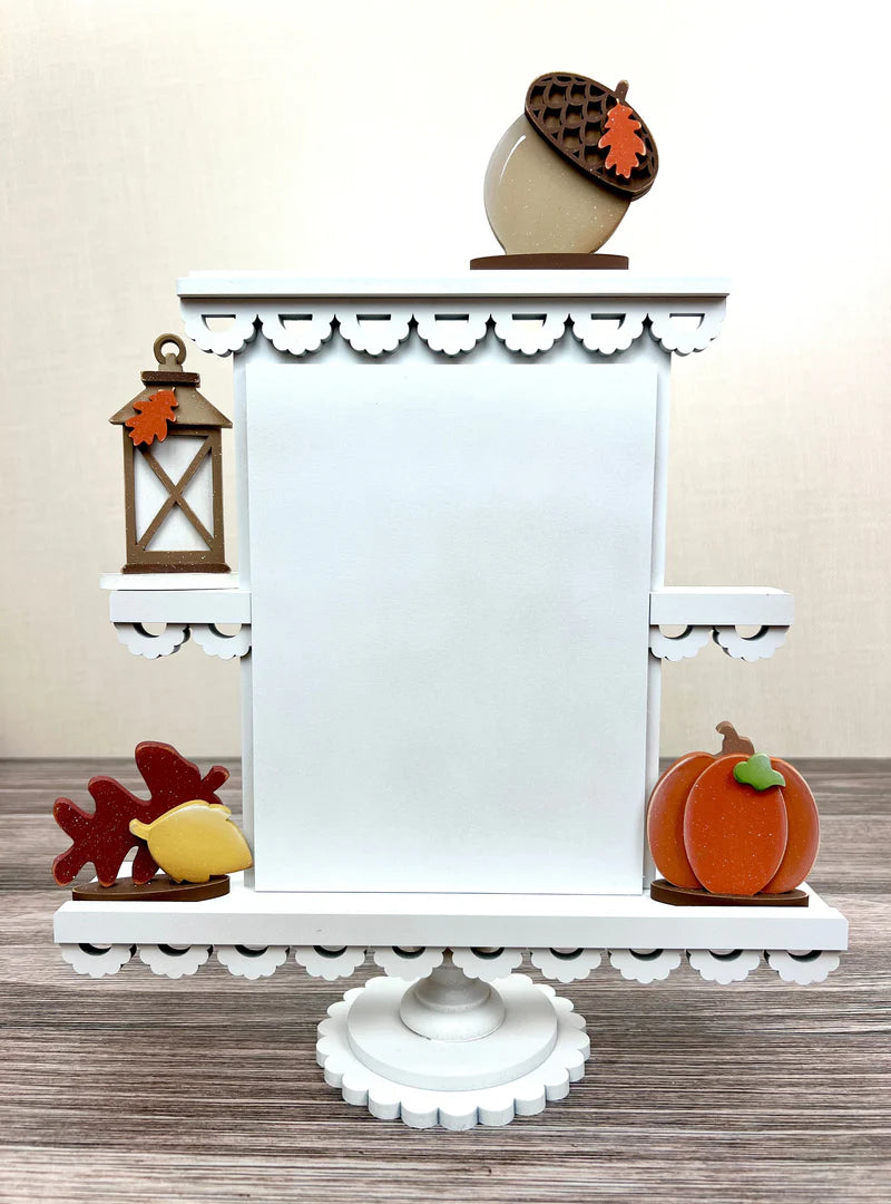 Unfinished Wood Fall Small Seasonal Shapes from Paisley's and Polka Dots