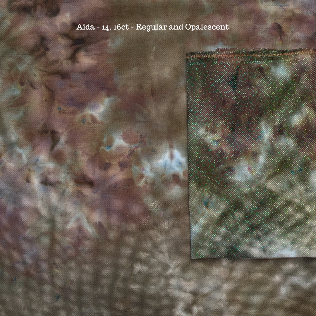 Driftwood Aida - Moonlit Dye Work