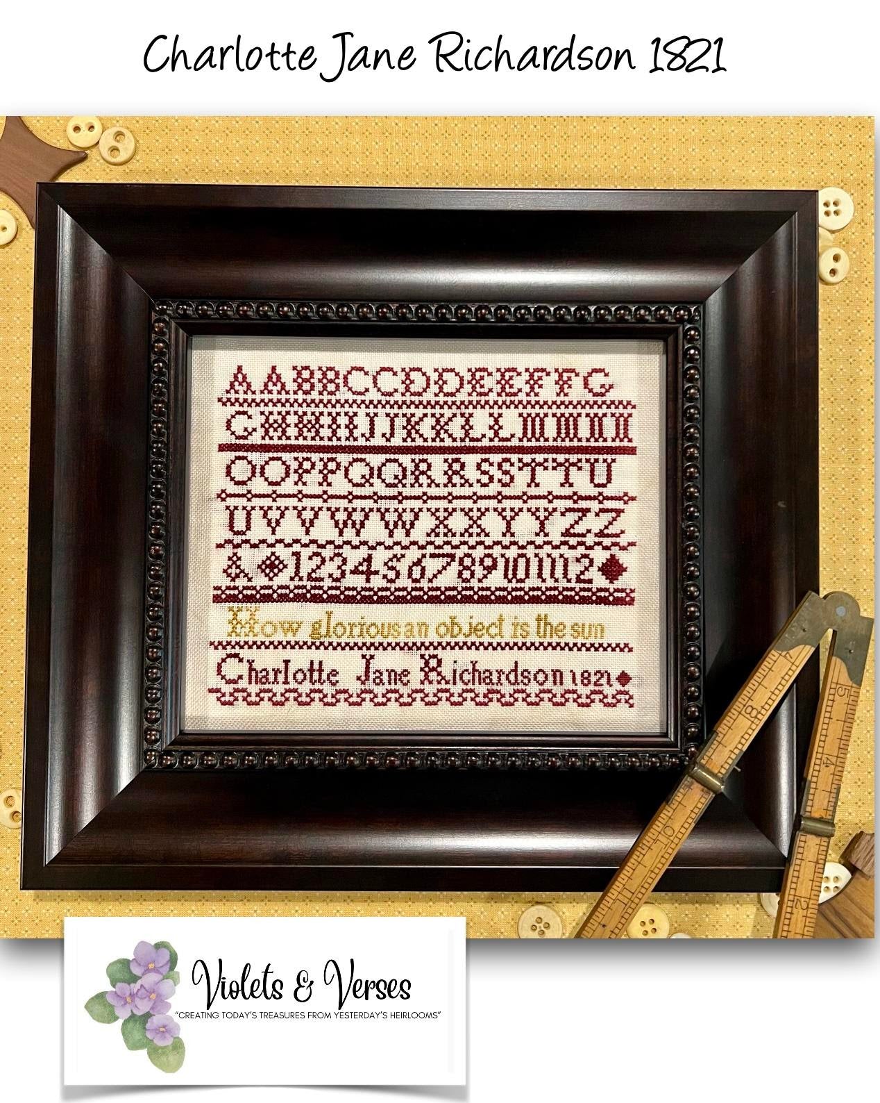 Charlotte Jane Richardson 1821 - Violets and Verses