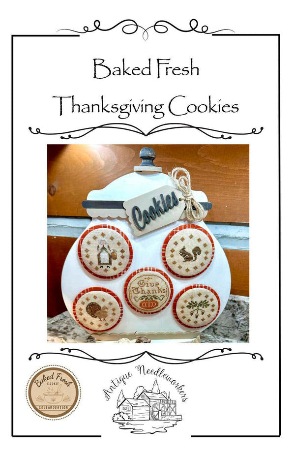 Baked Fresh Thanksgiving Cookies - Antique Needleworkers