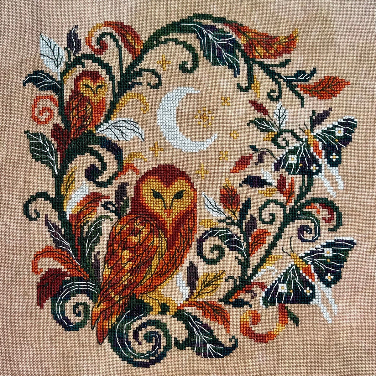 Mystical Owls - The Stitchin' Kitten - 2026 Needlework Marketplace PREORDER